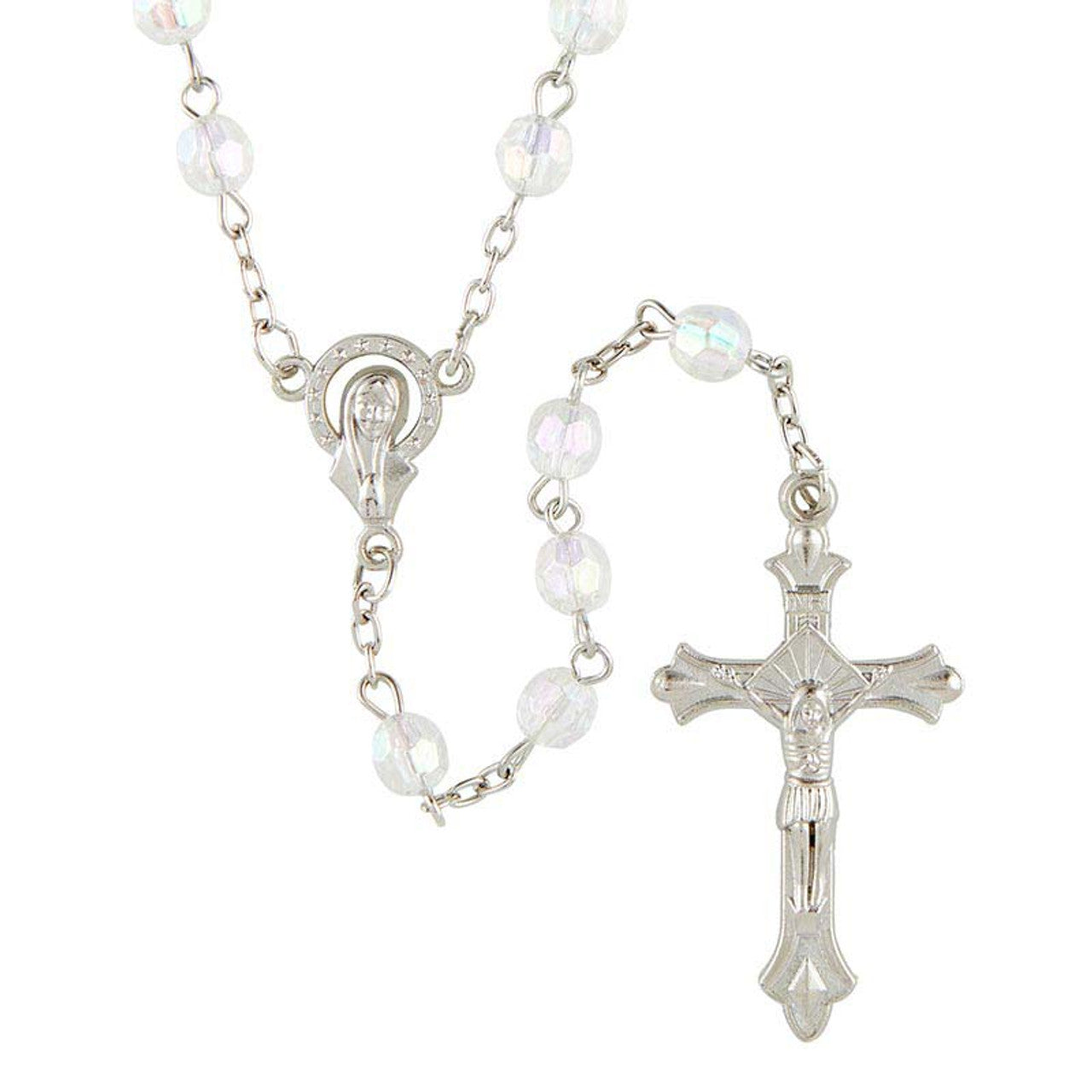 Rosary - Aurora borealis bead 12/pk.