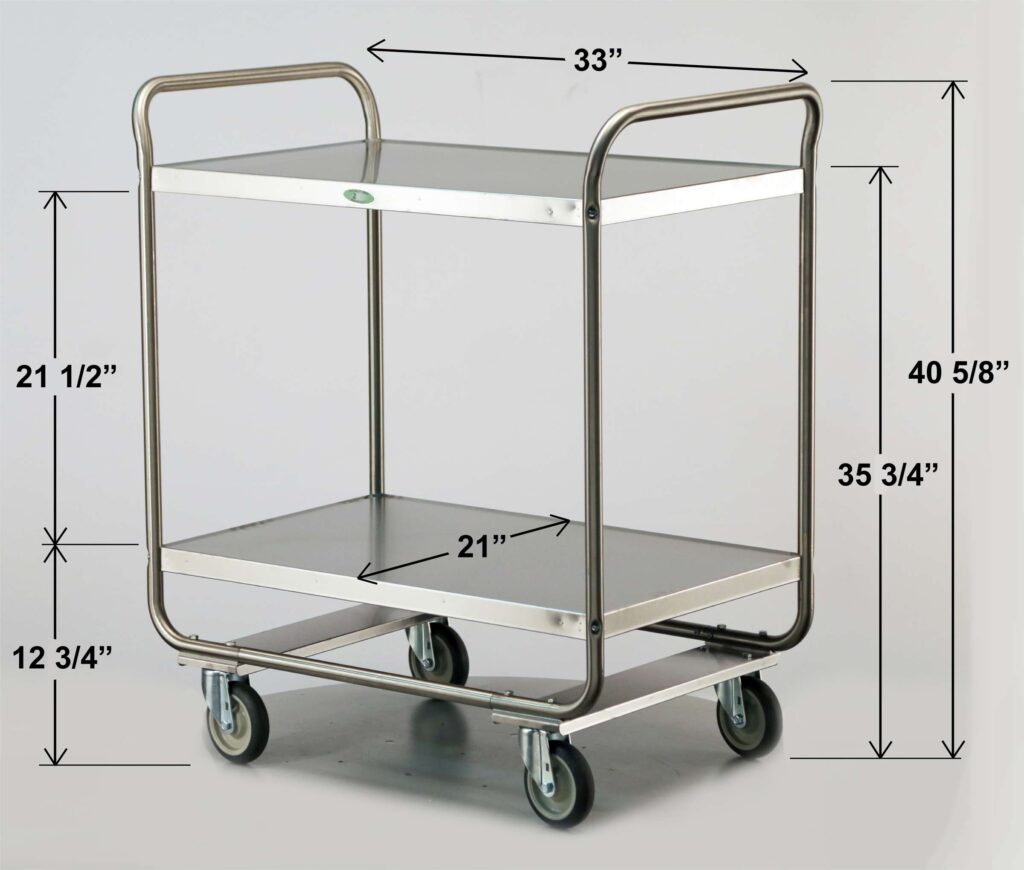 Tubular Utility Carts Stainless Steel