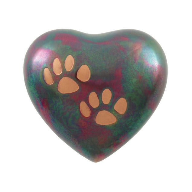 Keepsake Paw Print Hearts