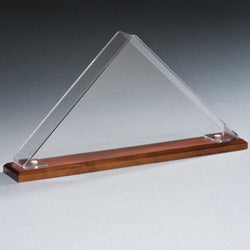 Flag Cases Acrylic with Wood Base