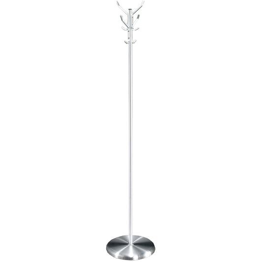 Satin aluminum Coat Tree