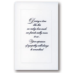 Acknowledgment Card-Single Fold