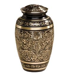 Gee Motif Solid Brass Urn