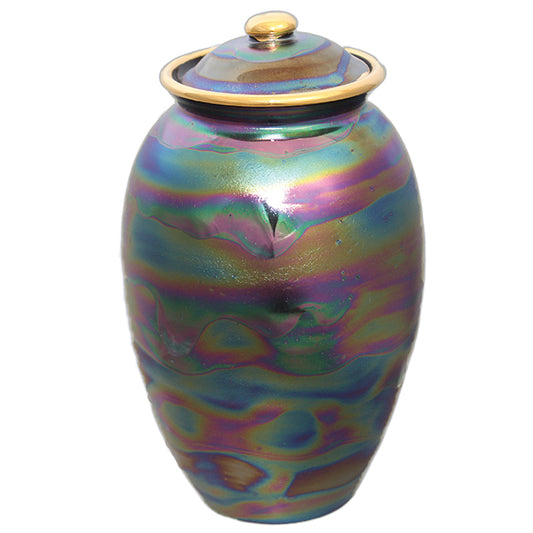 Black Pearl Iridescent Urn