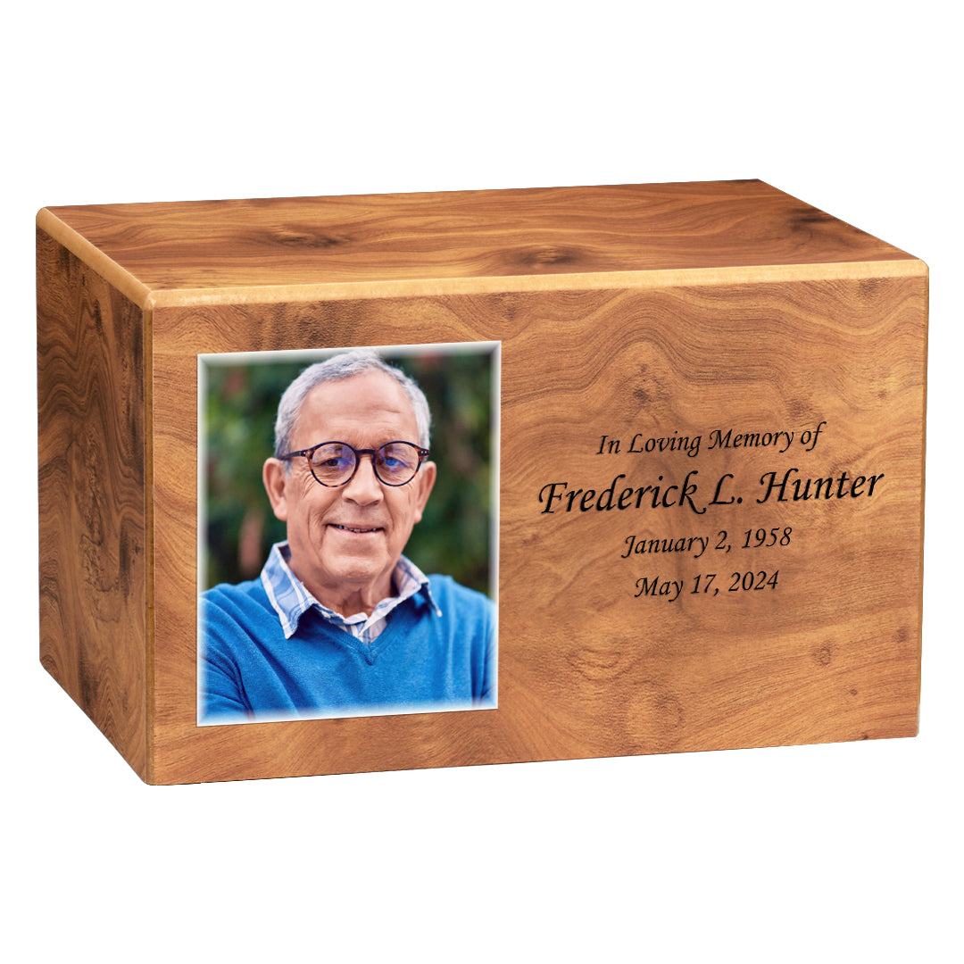 Woodland Series Textured Photo Urns