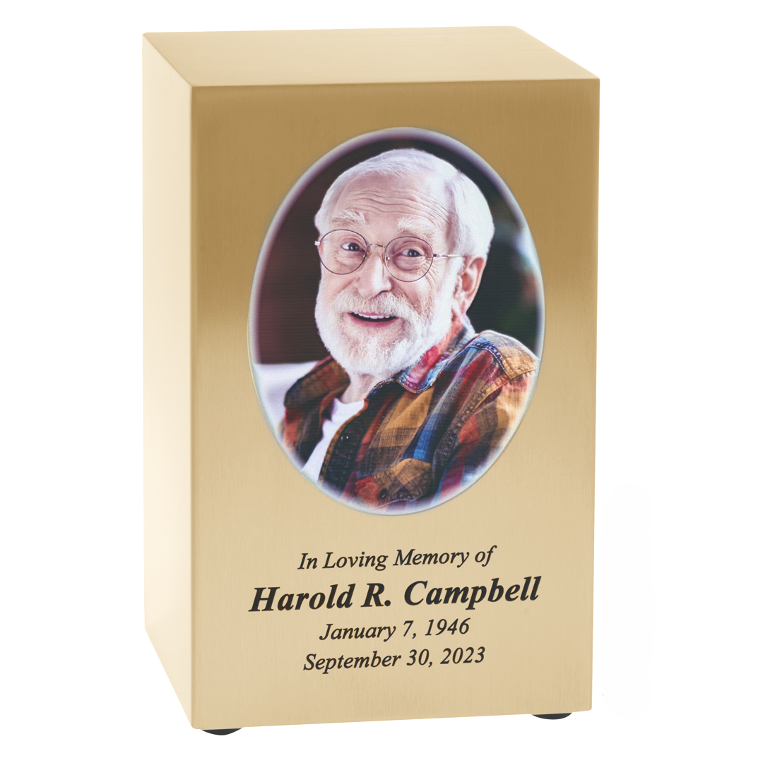 Reflection Series Textured Photo Urns