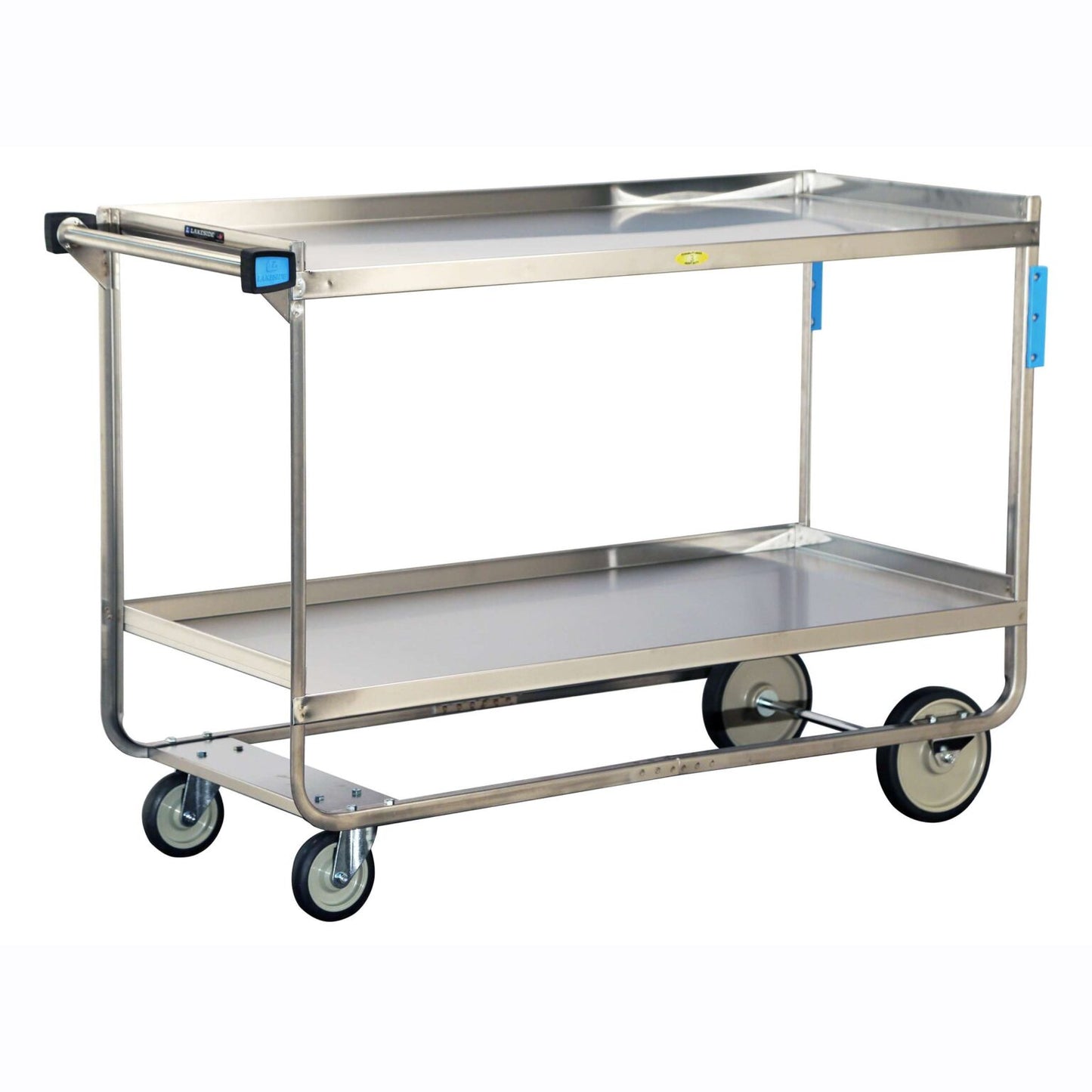 Stainless Steel Heavy-Duty Utility Cart - 2 Shelf