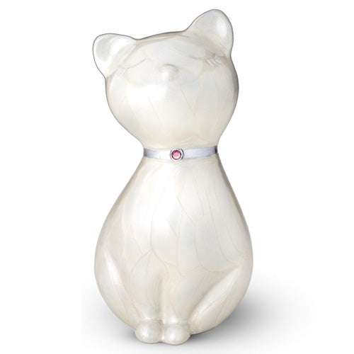 LoveUrns® Princess Cat Pet Urn w/Crystal