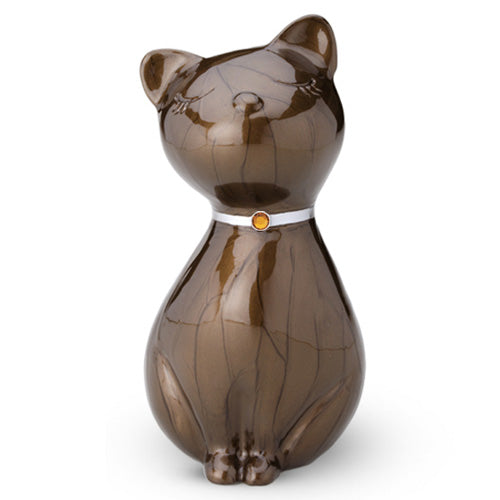 LoveUrns® Princess Cat Pet Urn w/Crystal