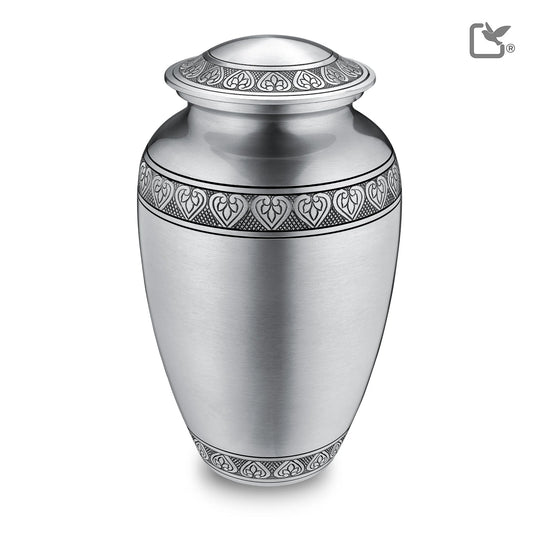 LoveUrns® Classic Brushed Pewter Urn