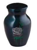 Hand-Painted Rose Urn