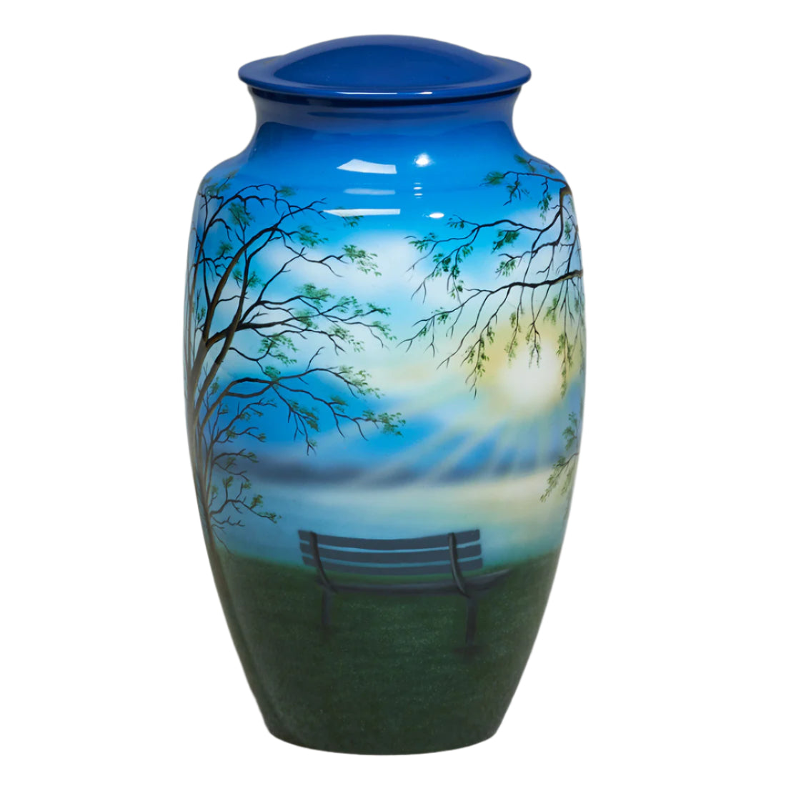 Hand-Painted Artisan Urn – Various Design Options