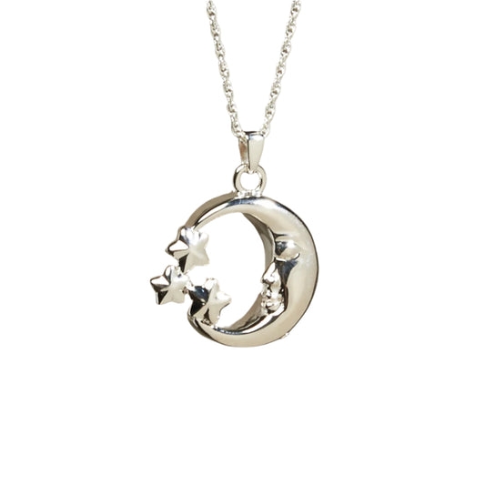 Moon & Stars Cremation Pendant