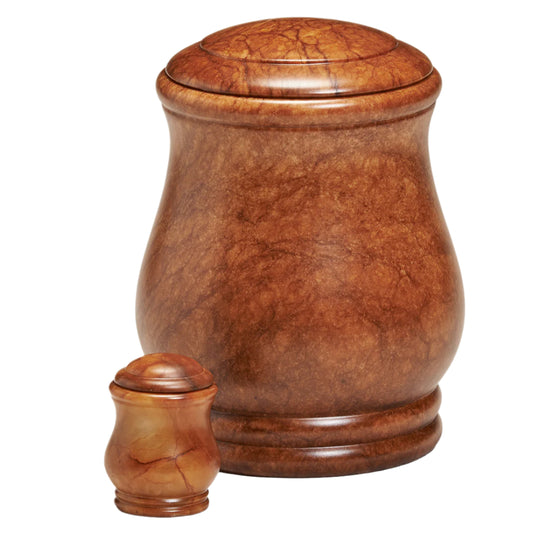 Coconut Grove Alabaster Stone Urn from Spain