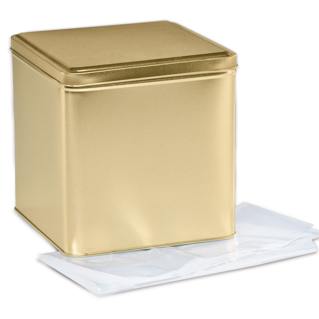 Square Metal Urn