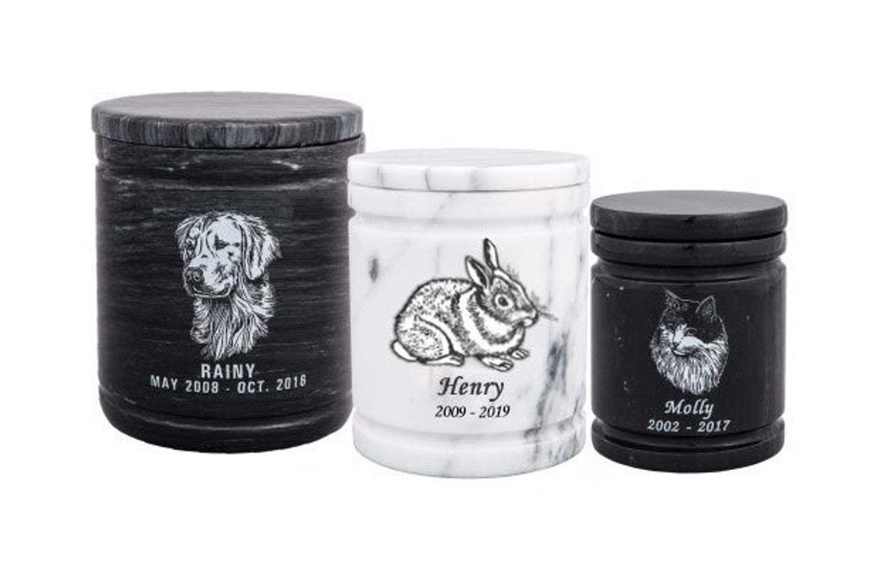 Princess Pet Natural Marble Urns